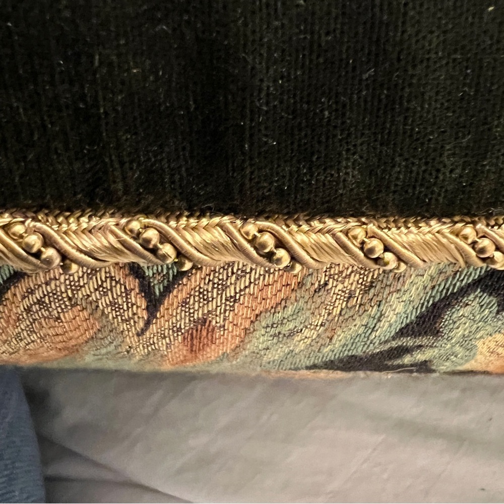 Dransfield & Ross Beaded Multicolor Embroid Pillows - Picture 5 of 5